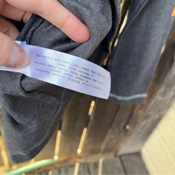 Ariat Wm’s Rebar Workman Logo Long Sleeve T-shirt  In Charcoal Gray Sz S - Picture 10 of 14